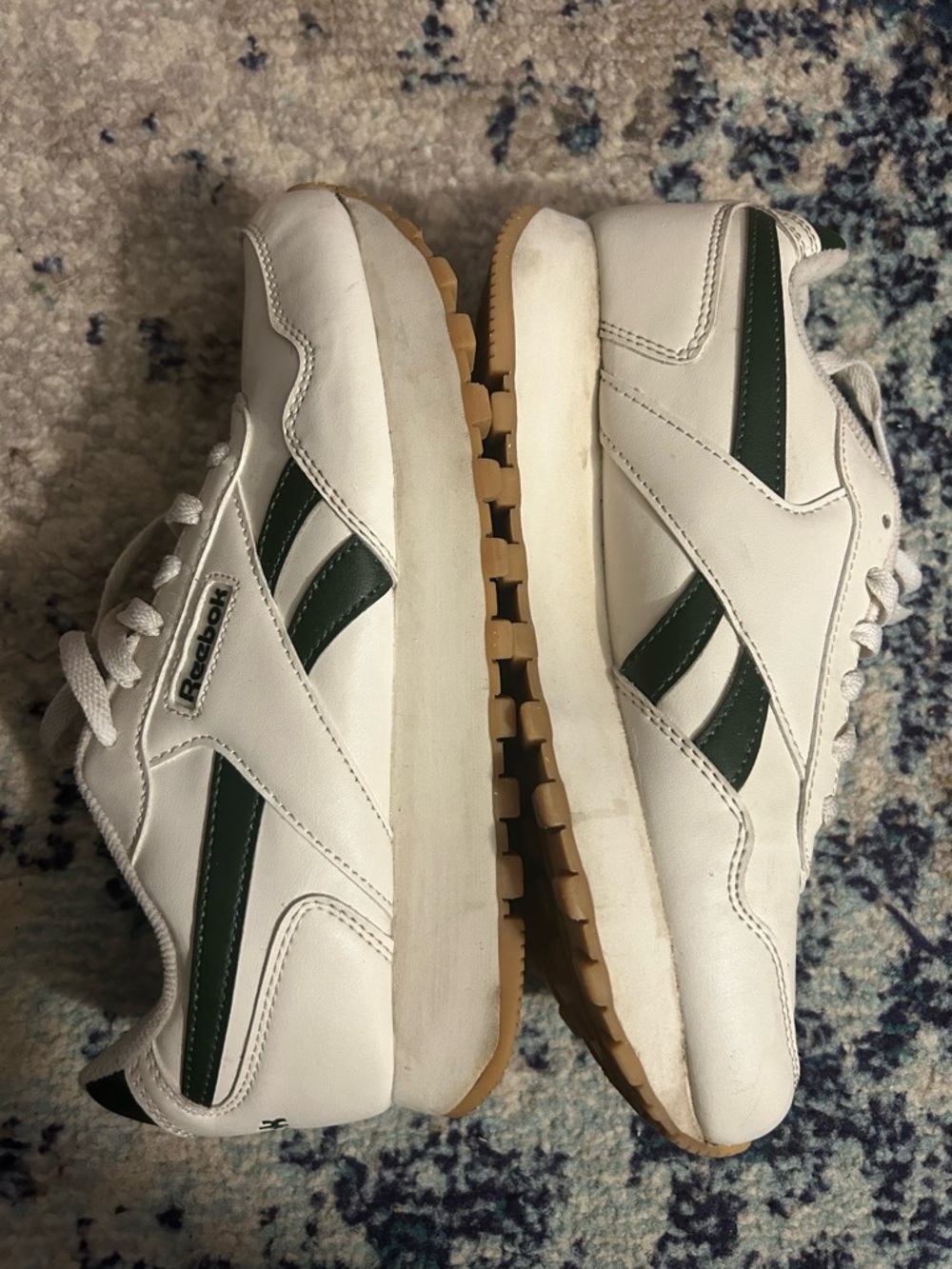 Reebok Classic Harman Women’s Size 8 Green and White Shoes